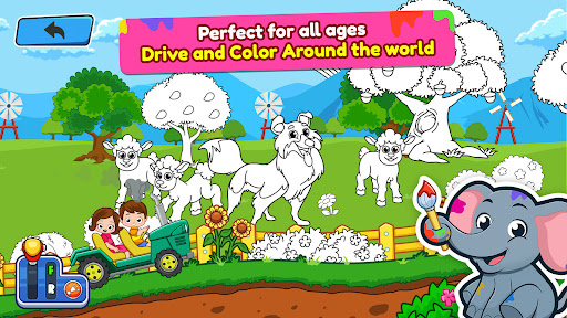 Animal Coloring Book for Kids - Tangkapan Layar 1