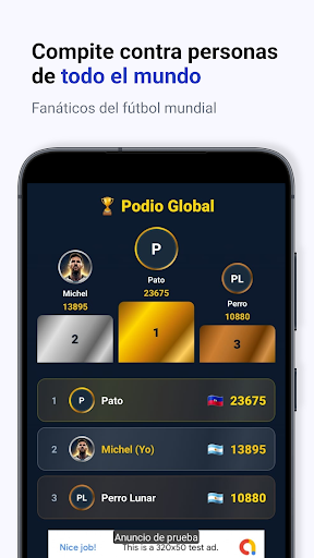 App gratis: Trivia Mundial 26 - Tangkapan Layar 5