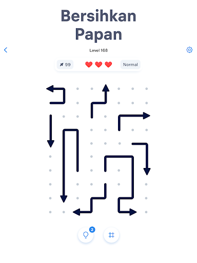 Arrow Puzzle - Teka-teki Panah - Tangkapan Layar 8