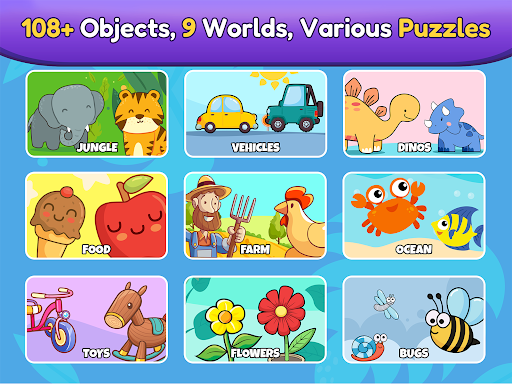 Baby Puzzle Games for Toddlers - Tangkapan Layar 1