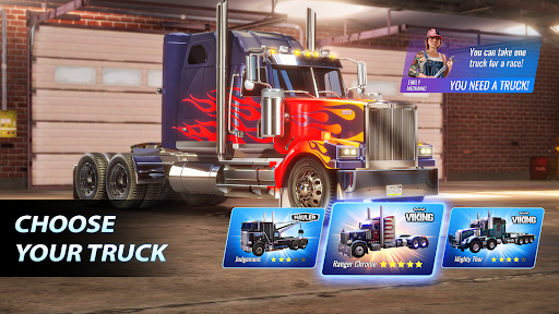 Big Rig Racing: Drag racing - Tangkapan Layar 2