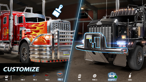 Big Rig Racing: Drag racing - Tangkapan Layar 3