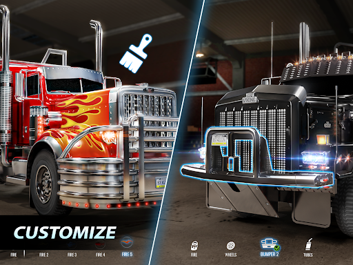 Big Rig Racing: Drag racing - Tangkapan Layar 8