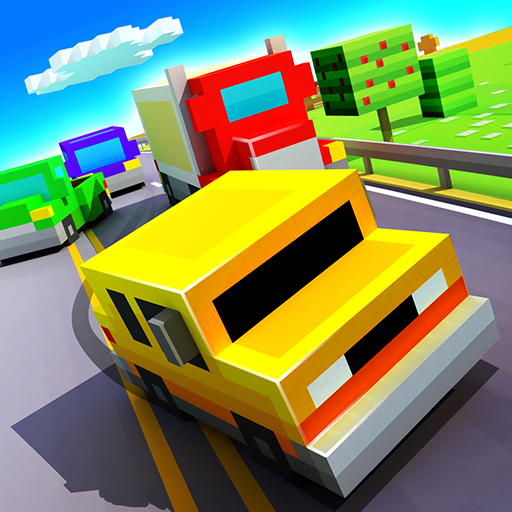 Blocky Highway: Traffic Racing ikon