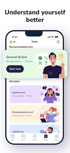 BrainSpot: Brain Training Game - Tangkapan Layar 3