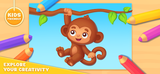 Coloring Book Paint Kids Games - Tangkapan Layar 2