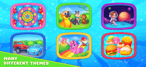 Coloring Book Paint Kids Games - Tangkapan Layar 3