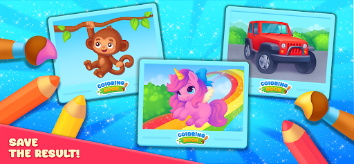 Coloring Book Paint Kids Games - Tangkapan Layar 6