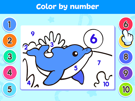 Coloring for Kids: By Number - Tangkapan Layar 7
