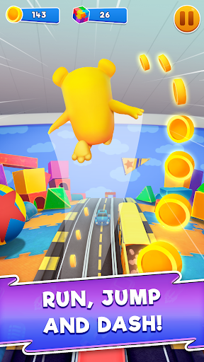 Crazy bob runner: endless run! - Tangkapan Layar 1