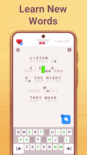 Cryptogram: Word Logic Puzzles - Tangkapan Layar 8