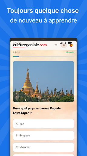CultureGéniale: Quiz et savoir - Tangkapan Layar 4