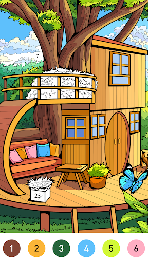 Dream Home Coloring book - Tangkapan Layar 6