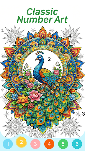 Easy Color: Color by Number - Tangkapan Layar 4