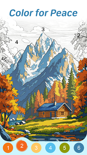 Easy Color: Color by Number - Tangkapan Layar 6