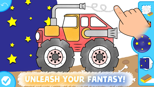 Easy coloring pages for kids - Tangkapan Layar 3