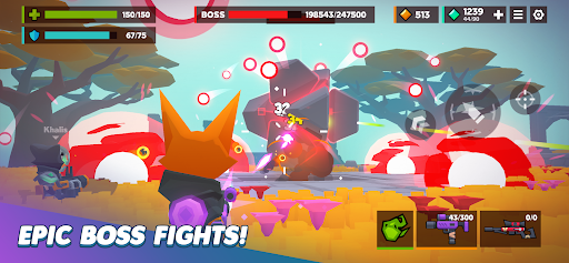 Feral Frontier Co-op Roguelike - Tangkapan Layar 3