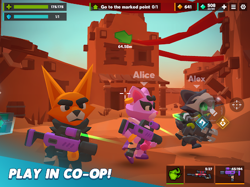Feral Frontier Co-op Roguelike - Tangkapan Layar 7