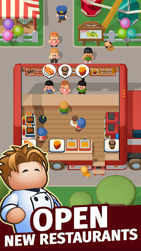 Foodventure Inc: Idle Tycoon - Tangkapan Layar 2