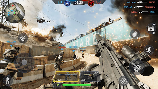 FPS Strike Ops : Modern Arena - Tangkapan Layar 4