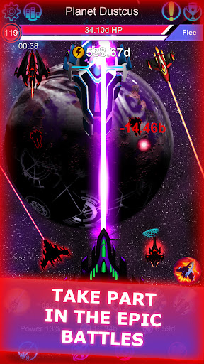 Galaxy Clicker: Idle Spaсe War - Tangkapan Layar 7