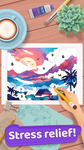 Gallery: Color by number game - Tangkapan Layar 3
