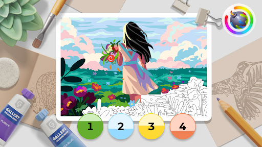 Gallery: Color by number game - Tangkapan Layar 7