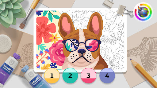 Gallery: Color by number game - Tangkapan Layar 8