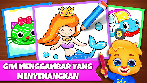 Game menggambar dan mewarnai - Tangkapan Layar 1