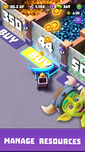 Gold & Goblins: Idle Mine Game - Tangkapan Layar 1