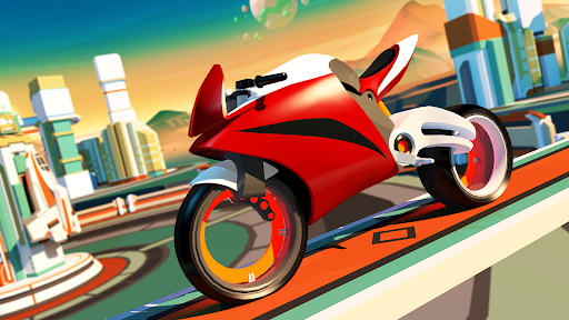 Gravity Rider: Motor balap - Tangkapan Layar 2