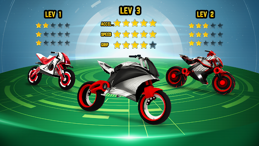 Gravity Rider: Motor balap - Tangkapan Layar 5