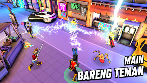 Gridpunk Battle Royale 3v3 PvP - Tangkapan Layar 6