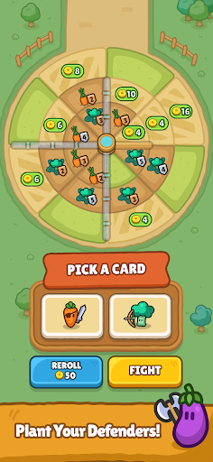 Harvest King: Farm TD Strategy - Tangkapan Layar 1