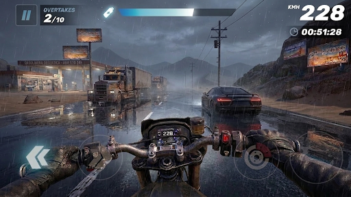 Highway Moto Rush: Traffic - Tangkapan Layar 4