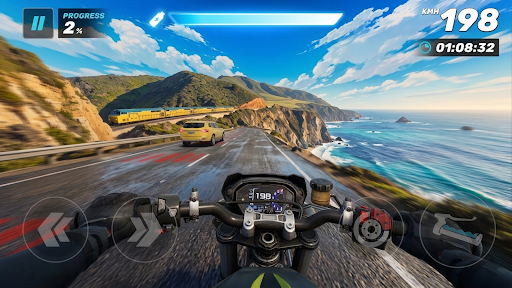 Highway Moto Rush: Traffic - Tangkapan Layar 6