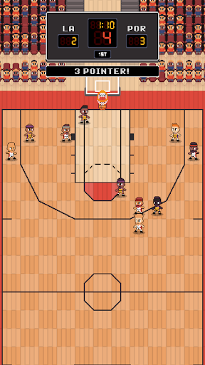 Hoop League Tactics - Tangkapan Layar 1