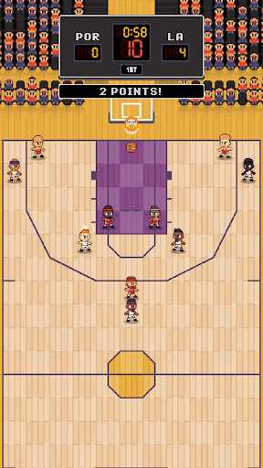 Hoop League Tactics - Tangkapan Layar 2