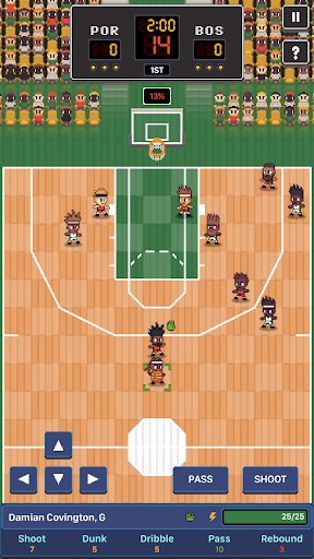Hoop League Tactics - Tangkapan Layar 4