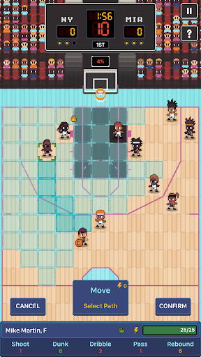 Hoop League Tactics - Tangkapan Layar 5