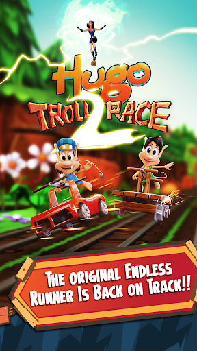 Hugo Troll Race 2: Rail Rush - Tangkapan Layar 1
