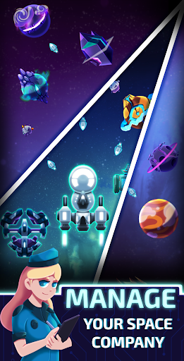 Idle Planet Miner - Tangkapan Layar 1