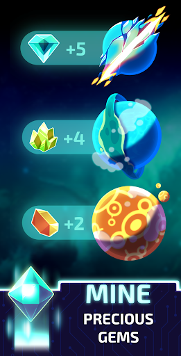 Idle Planet Miner - Tangkapan Layar 3