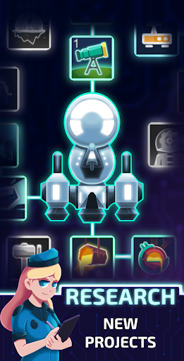 Idle Planet Miner - Tangkapan Layar 6