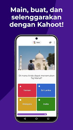 Kahoot! Bermain & Membuat Kuis - Tangkapan Layar 2