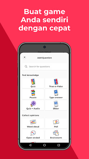 Kahoot! Bermain & Membuat Kuis - Tangkapan Layar 4