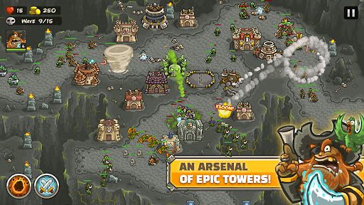 Kingdom Rush Frontiers TD - Tangkapan Layar 5