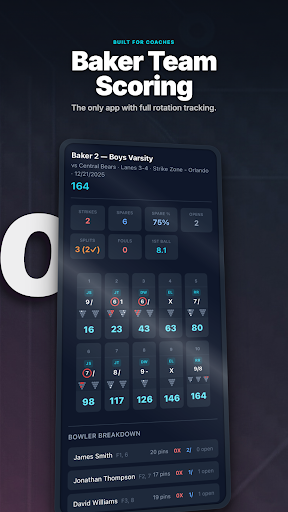 LaneLogic Bowling Score Keeper - Tangkapan Layar 2