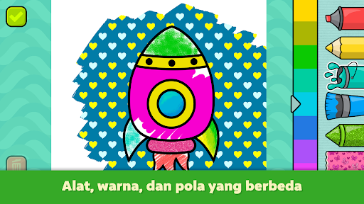 Mewarnai Anak: game menggambar - Tangkapan Layar 2