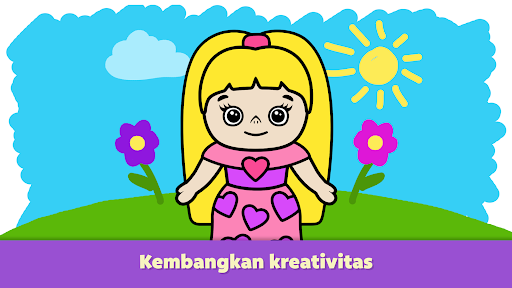 Mewarnai Anak: game menggambar - Tangkapan Layar 3